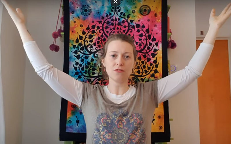 Shanti Mudra - foto de introducción.